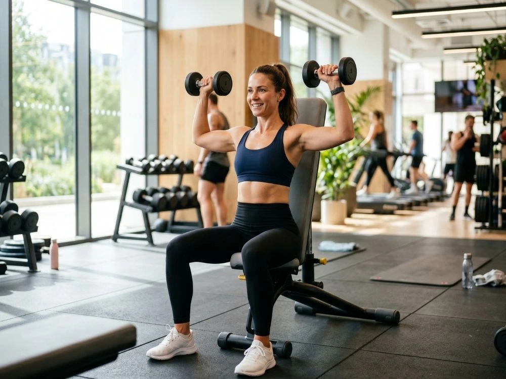 femme qui fait de la musculation